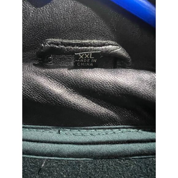 Durkee’s Express Flight Jacket XXL Black Leather Bomber Aviator Vintage Heavy - Picture 15 of 16